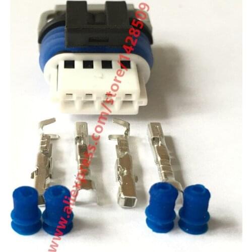 5 Sets O2 Oxygen Sensor Connector Auto Wire Connector Female 4 Pin Plug