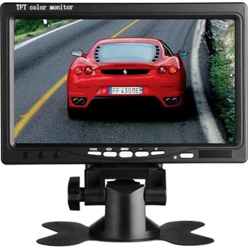 7" Car Rear View System TFT Color LCD Car Reverse Rearview7 inch Car Security Monitor for Camera DVD DC12V