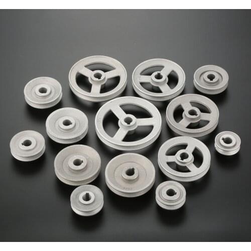 Aluminum Industrial Sewing Machine Timming Transfer Wheel Pulley Belt Wheels 45mm-120mm Solid/hollow Clutch Motor Parts