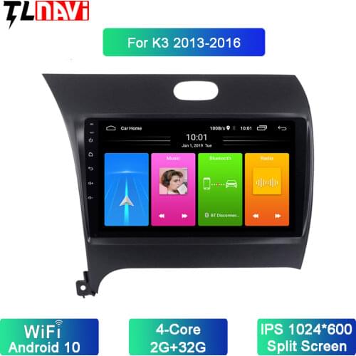 Android 10 Car GPS Radio Head Unit For KIA K3 CERATO FORTE 2013 2014 2015 2016 GPS Multimedia Player Mirror Link
