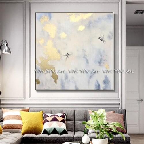 Large Abstract Painting handmade Gold Painting wall picture Texture Art oil Painting For Living Room modern Art Canvas Painting