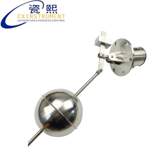 Electronic Water Float Switch with 220V Power Supply Flange Type Connection and Horizontal installation Electronic Float Switch