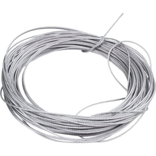 1.5mm Dia 25M Length Stainless Steel Wire Rope Cable for Hoisting