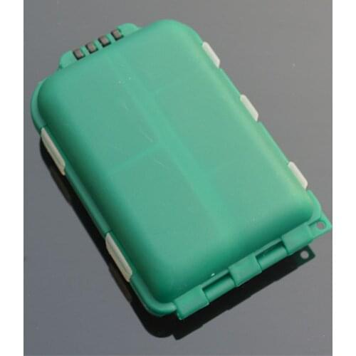 10 Compartments Waterproof Fishing Box High Strength Plastic Fly Fishing Lure Tackle Box for Storing Swivels