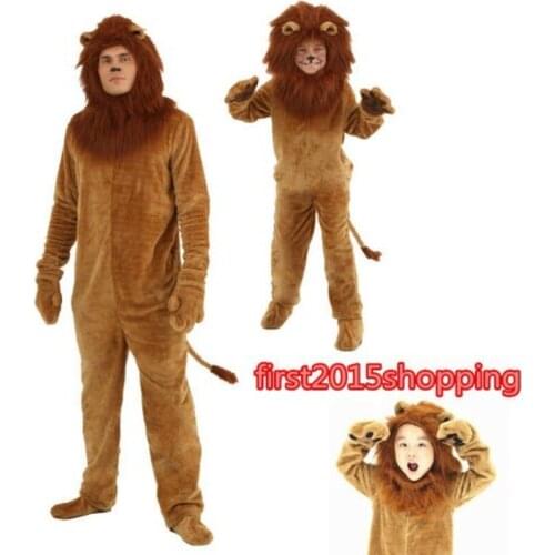 New Christmas Carnival Performance Mascot Halloween Lion Cosplay Costume Adult Use Birthday Party Advertising Parade Set