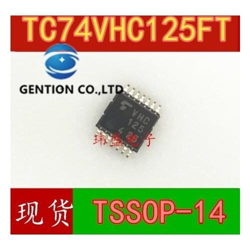20PCS TC74VHC125FT VHC125 TSSOP14 logic chip in stock 100% new and original