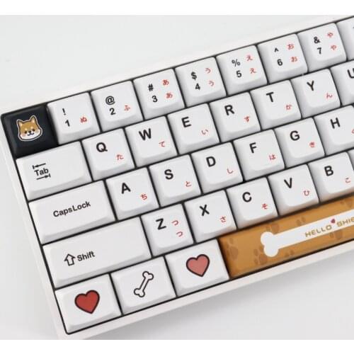 Anime Keycaps Mechanical Keyboard Key Cap XDA Profile PBT Keycap Dye Sublimation GH6064/68/96/87/104/108