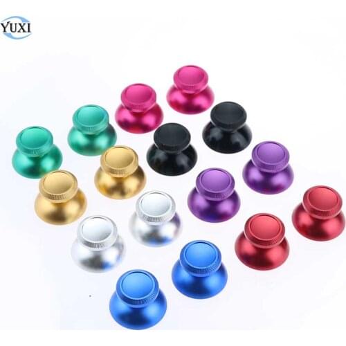 YuXi 2pcs Metal 3D Analog Joystick Stick Grips Caps Replacement Repair Parts for Sony Playstation DualShock 4 PS4 Controller