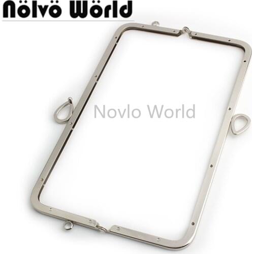 Nolvo World 4-10 pieces 27*9cm Guangzhou handle Aluminum bag handles Silver handbag hardware handle