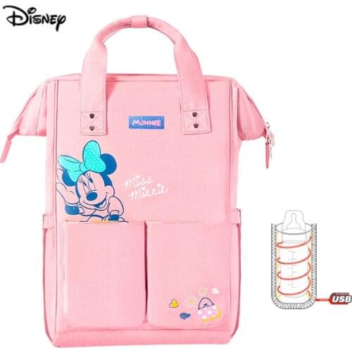 Disney Brand Mommy Bag Multifunction Diaper Bag Handbag Large Capacity Bottle Bag Insulation For Baby Pregnant Women Backpack