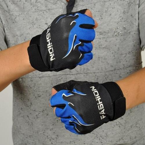 Mens outdoor sport gloves tactics cycling walking half fingerless mittens