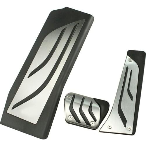 No Drilling AT For BMW 5 Series G30 G38 520i 530i 540i 2017 2018 LHD Car Fuel Gas Brake Foot Rest Pedal Pad Cover Replace Trim