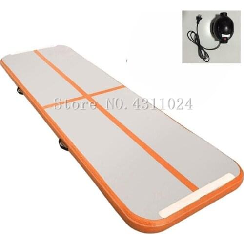 Newest Sport Portable 3x1x0.1m Inflatable Tumble Track Trampoline Air Track Taekwondo Gymnastics Inflatable Air Mat With a Pump