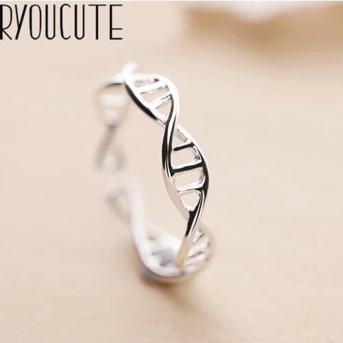 New Charming Open Lines Ring for Women Vintage Boho Party Rings Gothic Punk Jewelry Gifts for Girls 2021