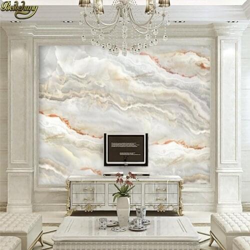 Beibehang European Simulation Marble Wallpapers for Walls 3 d Wall Paper Vintage Decorative Painting Backdrop Home Improvement