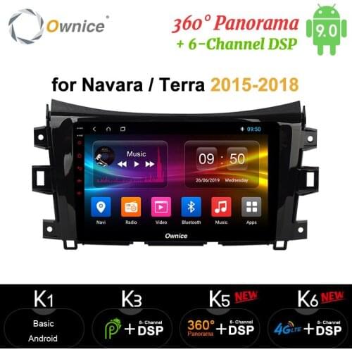 Ownice carplay Android 10.0 360 Panorama Car Radio 2Din GPS DSP 360 Panorama 4G LTE for Nissan NP300 Navara 2015 2016 2017 2018