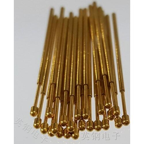 75MIL Round Tip Probe PAL75-D2 Huarong Test Needle 1.3MM Spring Needle 33.35MM Long Gold-plated Needle