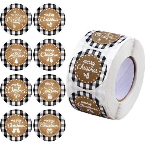 Lattice Christmas Sticker Holiday Handmade Gift Decoration