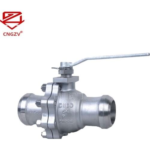 CNGZV Stainless Steel Welded Cast Steel Ball Valve DN80