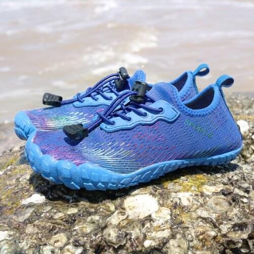 Boys girls barefoot swimming sports water shoes outdoor seaside quick-drying breathable student beach shoes wading shoes 28 - 39