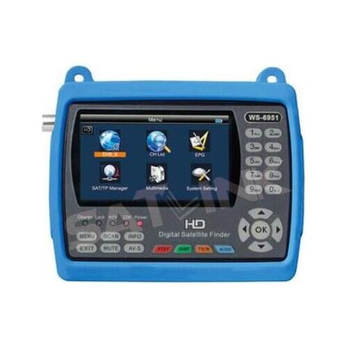 Satlink WS-6951 DVB-S/S2 Satellite Finder with MPEG-2/MPEG-4 compliant and backlight Satlink WS 6951 Meter free shipping