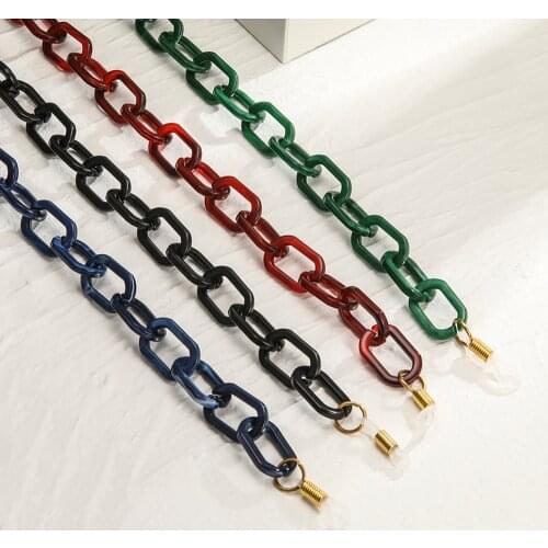 Teamer Big Acrylic Sunglasses Chains for Women Eyewear Accessories Fashion Chain for Glasses Neck Holder Strap Lanyards