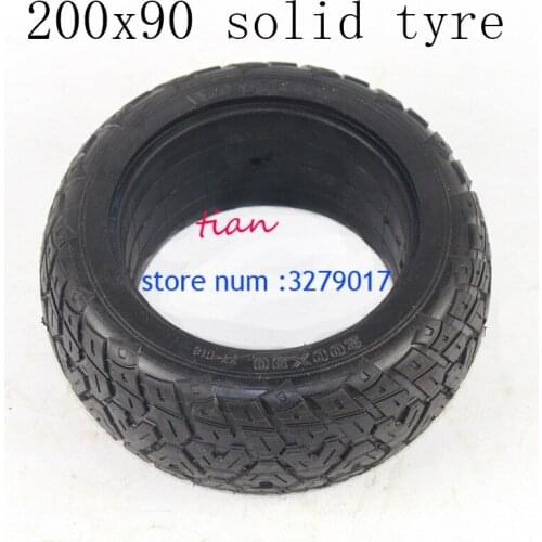 Free Shipping Good Reputation 200x90 Solid Tires Without Inner for Electric Scooter, Torsion Car 8 Inch Non Inflatable Tyre