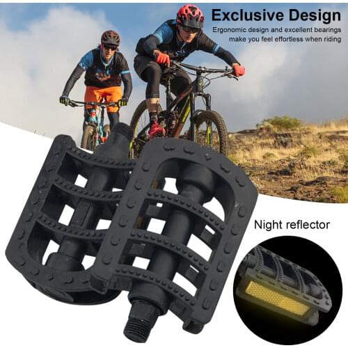 Universal Bicycle Pedals Mountain Non-Slip Pedal Set High Carbon Steel Cycling Ultralight Pedal For Road MTB Bicycle Parts Pedal