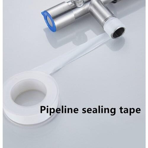 6Pcs Waterproof raw material tape PTFE sealing water tape lengthened thickening sealing tape raw tape water pipe sealing tape