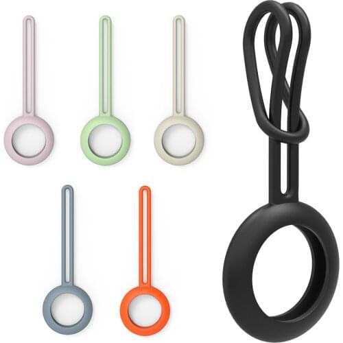 New Liquid Silicone Protective Case For Apple Airtags Locator Tracker Full Cover Protection Shell Anti-Lost Protective Sleeve