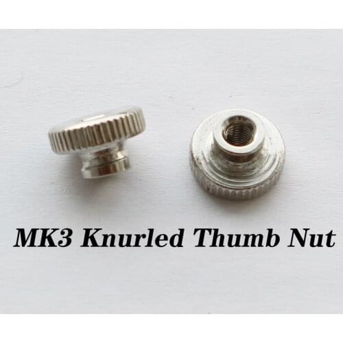 10pcs/lot 3D Printer Heated Bed Leveling Nut Z-axis Leveling Nut M3 Knurled Thumb Nut for Makerbot Prusa I3 Printer