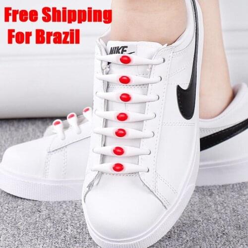 2pcs Silicone Shoelaces Round Elastic Shoe Laces Special No Tie Shoelace for Men Women Lacing Rubber Zapatillas 26 Colors