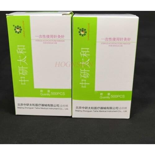 2000 pcs/4pack taihe sterilze disposable acupuncture needles massage practice needle with tube