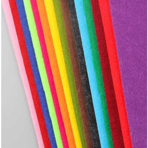 4Pcs/set 40*50cm Diy Handmade NonWoven Felt Fabric Polyester Fabric Needlework Needle Sewing Felt Cloth Craft Toys Dolls Cloth