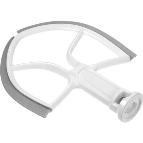 5 Quart Flex Edge Beater for Kitchen Bowl-Lift Stand Mixer, Paddle with Silicon Scraper, Dishwasher Safe Flat Beater