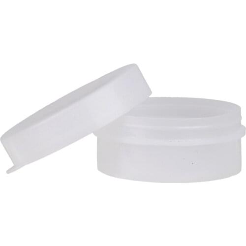 50PCS Plastic PE White Empty Seal Bottles Solid Powder Medicine Pill Vials Reagent Packing Containers