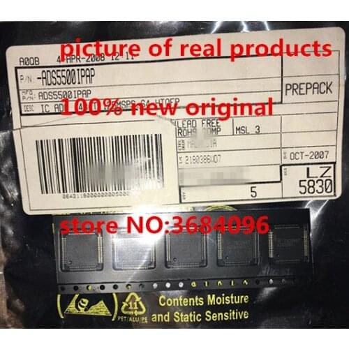 ADS5500IPAP ADS5500I ADS5500IPAPR 64-PIN HTQFP NEW free shipping