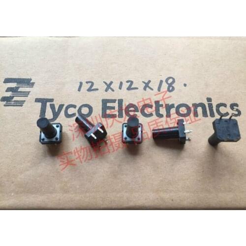 American TYCO Tyco 12*12*18 Tact Switch Micro Switch Vertical Button Push 4