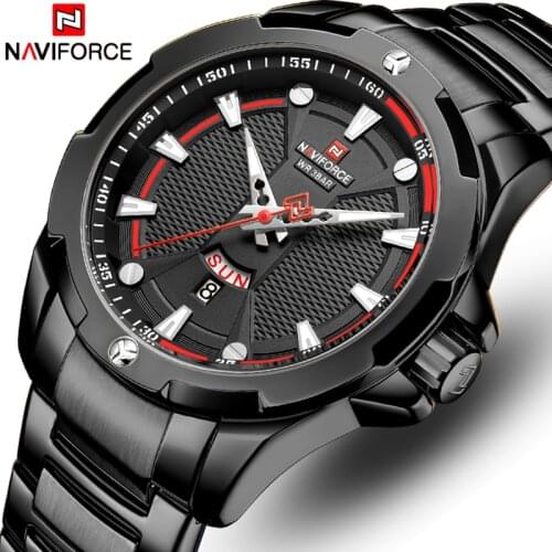 Top NAVIFORCE Mens Watch Brand Luxury Fashion Quartz Men Watches Waterproof Sports Male Military Wrist Watch Relogio Masculino