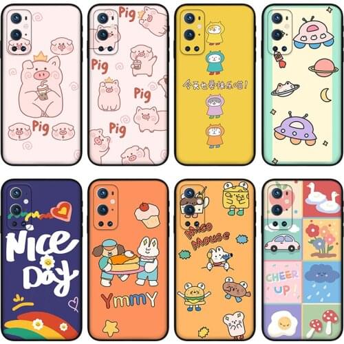 Explosive cute Phone Case For OnePlus 7 8 9 Pro 6T 7T 8T Anti-fallSoft Silicone Case for OnePlus 8 9 9pro