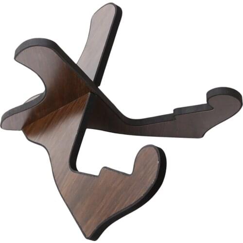 Wooden Guitar Stand,Universal Guitar Stand X-Frame Style Portable String Instrument Holder With Soft Leather Edges