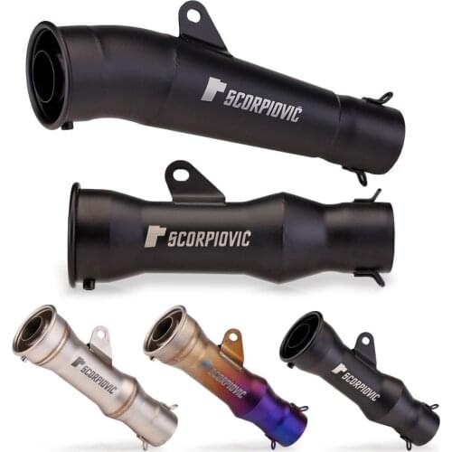 51mm Short Motorcycle Modified Exhaust Pipe Muffler GP Exhaust Pipe Escape Moto DB Killer For GSXR ZX6R ZX10R Z250 Z650 ATV Bike