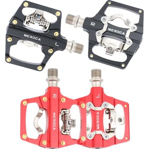 MTB Mountain Clipless Bike SPD Bicycle Cycling Self-Locking Pedals Cleats Pedal Bicycle Replacement Parts