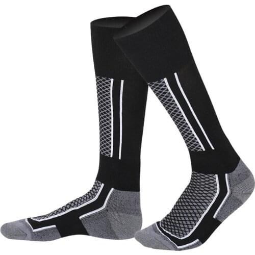 Unisex Funny Printed Compression Stockings Cycling Socks Fit Outdoor Sports Snowboard Cotton Thermal Warm Long Ski Ankle Socks