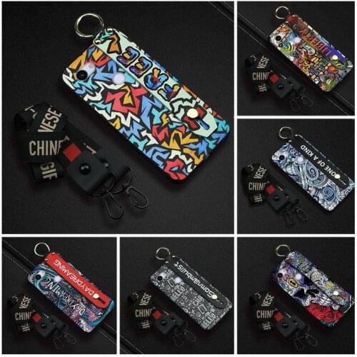 Wrist Strap Soft Phone Case For Google Pixel 3A/Pixel 3 Lite For Man TPU Waterproof Lanyard