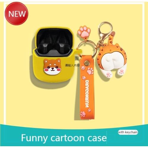 For JBL 220 /CLUB PRO+TWS Cartoon dog Wireless Bluetooth Earphone Case Charging box soft shockproof Cover For JBL Tune T220 T225