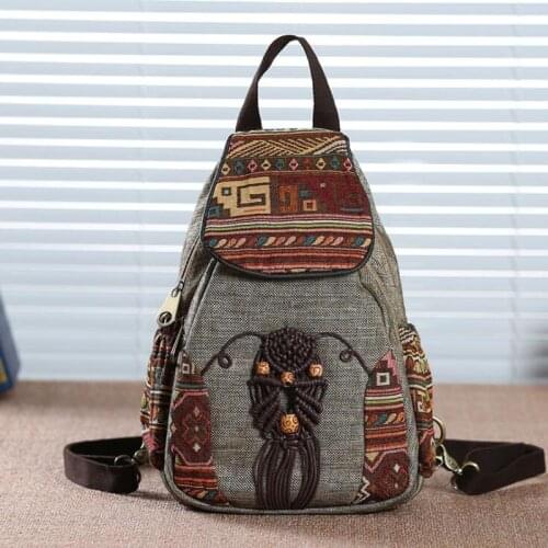 New 2021 Trend Wild Backpack High Quality Canvas shoulder bag retro famous brand travel backpack casual school bag