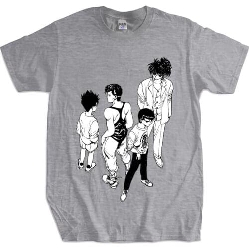 New arrived men t-shirt summer Yu Yu Hakusho The Spiritual Worlds Most Dangerous Yusuke Kurama Hiehi Kuwabara Spiritual