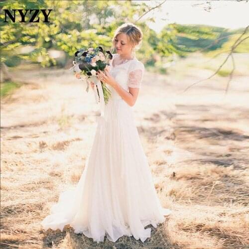 NYZY Chiffon Wedding Dresses