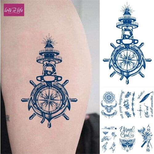 Semi-Permanent Temporary Tattoos,Half Arm Shoulder Neck Tattoo Sticker for Women Men, Realistic Long Lasting Temporary Tattoos